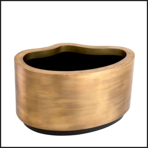 Jardinière 24 - Monza - modern black pot, clean lines, suitable for contemporary interiors - Pacific Compagnie.