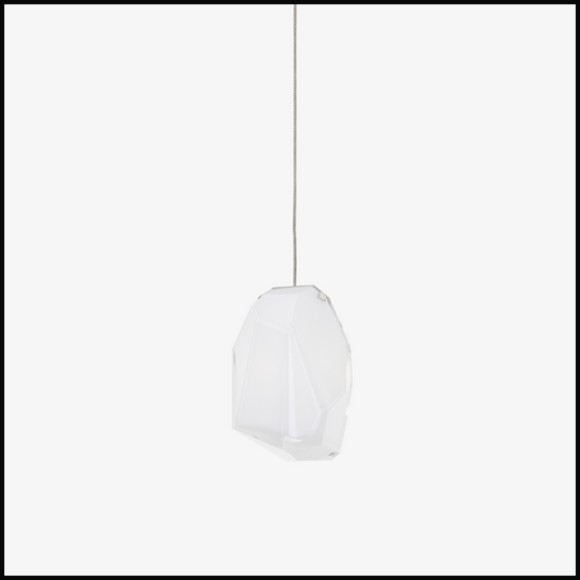 Suspension 230 - Single Pendant Opal - Style Contemporain - Pacific Compagnie.