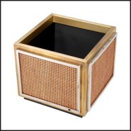 Jardinière 24 - Tropea - sleek ceramic pot, smooth texture, perfect for succulents or herbs - Pacific Compagnie.