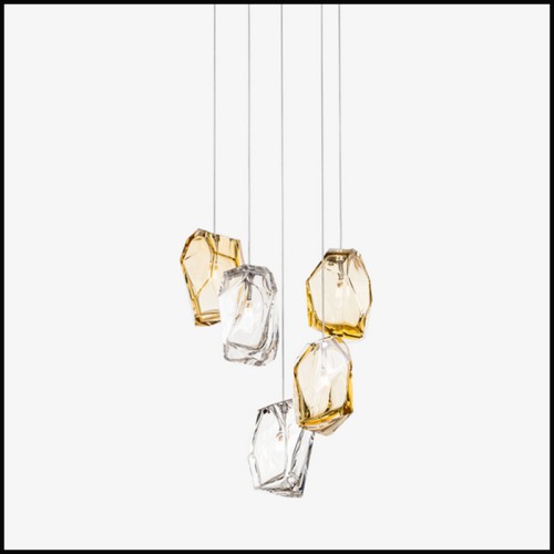 Suspension 230 - Five Pendant - Multi-Lumières - Pacific Compagnie.