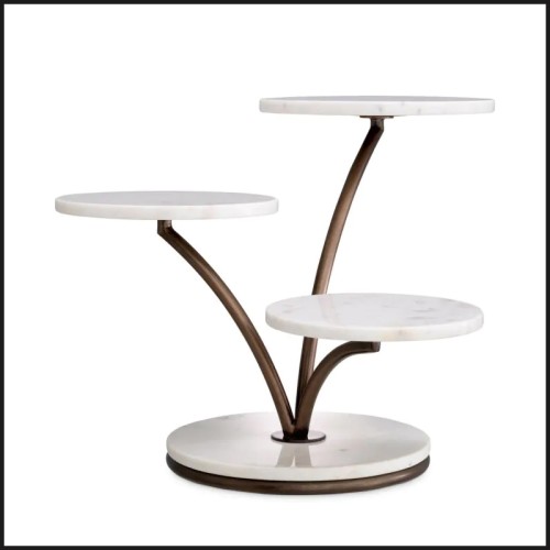 Présentoir à gâteau 24 - Anza - stylish dessert stand, high‑gloss finish, adds luxury to catering - Pacific Compagnie.