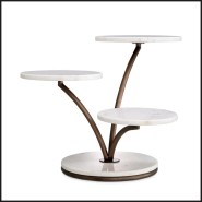 Présentoir à gâteau 24 - Anza - stylish dessert stand, high‑gloss finish, adds luxury to catering - Pacific Compagnie.