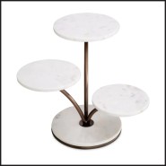Présentoir à gâteau 24 - Anza - contemporary serving tray, elegant silhouette, enhances pastry presentation - Pacific Compagnie.