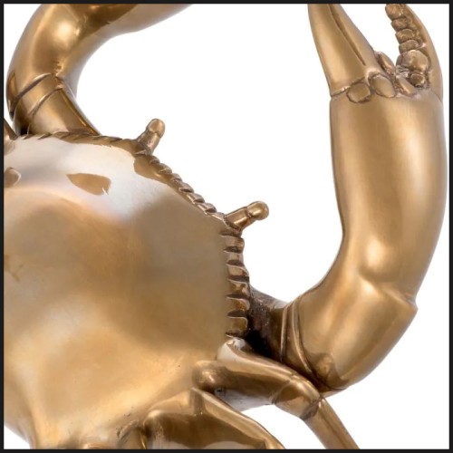 Objet Décoratif 24 - Crab - playful crab sculpture, coastal décor accent, brings beach vibes indoors - Pacific Compagnie.