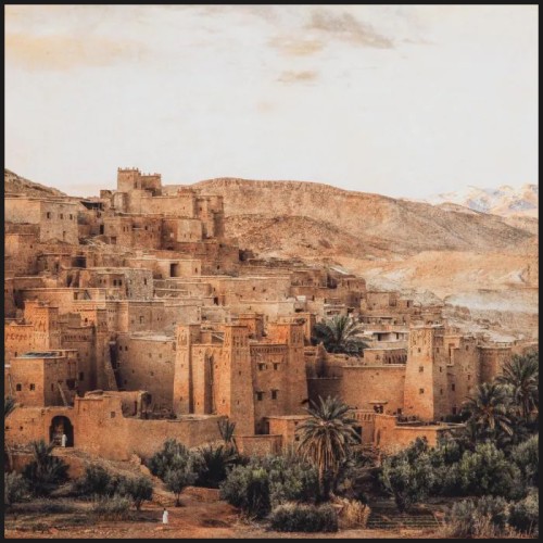 Impression 24 - Ait Ben Haddou - captivating image of the iconic Moroccan ksar, rich cultural reference - Pacific Compagnie.