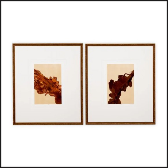Print Eichholtz - Mirage & Rêverie by Bruno Bijaksic set of 2