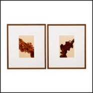 Impression Mirage & Rêverie by Bruno Bijaksic set of 2 - Ambiance sereine - Pacific Compagnie.