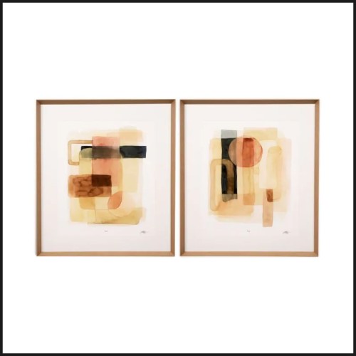 Impression Sand Shaped by Grace Popp set of 2 - Textures sableuses - Pacific Compagnie.