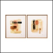 Impression Sand Shaped by Grace Popp set of 2 - Textures sableuses - Pacific Compagnie.