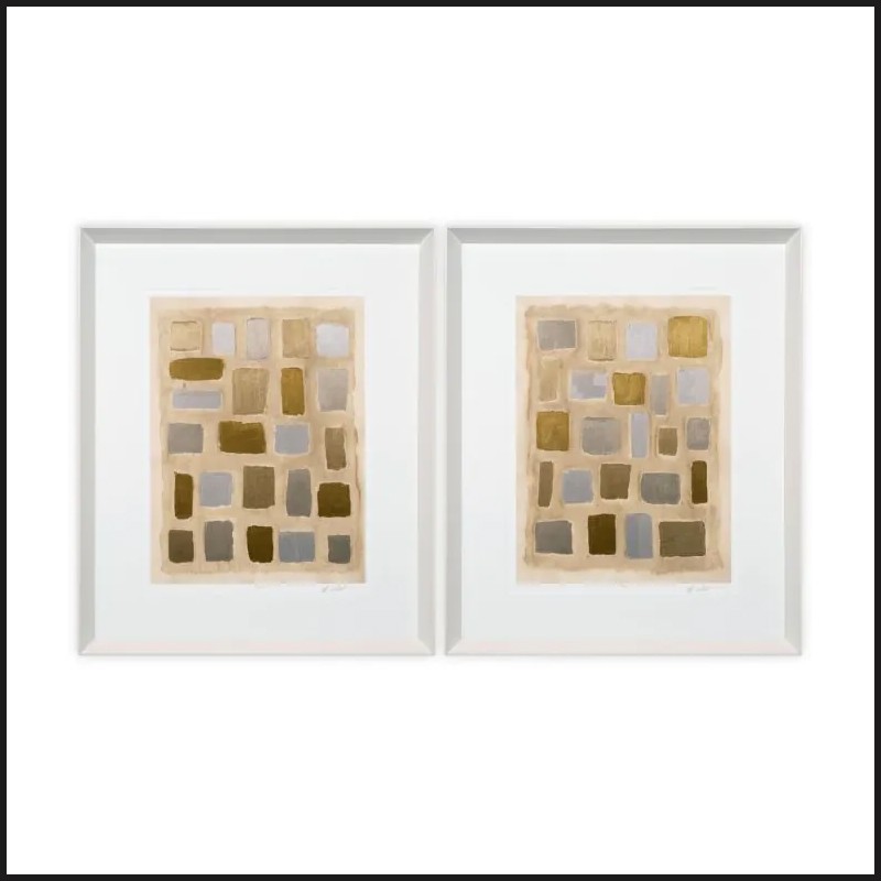 Impression 24 - Sand Shaped by Michael Willett set of 2