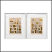 Impression Sand Shaped by Michael Willett set of 2 - Duo artistique - Pacific Compagnie.