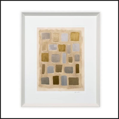 Impression Sand Shaped by Michael Willett set of 2 - Déco intérieure beige - Pacific Compagnie.