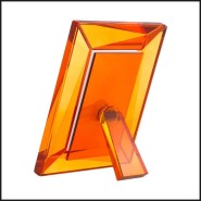 Lot de 2 Cadre photo 24 - Obliquity - Crystal glass picture frames set with obliquity shape, adding elegance to any room, Eichho