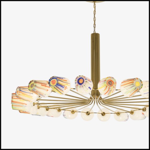 Lustre 230 - Ring Sculpture | Chandelier 230 - Ring Sculpture - Ceiling light Pacific Compagnie.