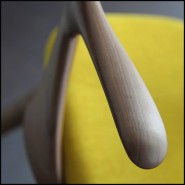 Chaise 163 - Ark Walnut armrests | Chair 163-Ark Walnut armrests - Armchair Pacific Compagnie.