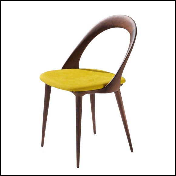 Chaise 163 - Ark Walnut, ergonomique - Pacific Compagnie.