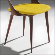 Chaise 163 - Ark Walnut, confortable - Pacific Compagnie.