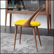 Chaise 163 - Ark Walnut, dossier - Pacific Compagnie.