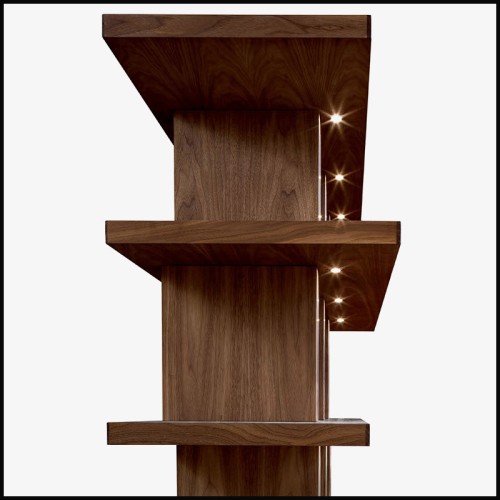 Bibliothèque 154 - Bookshelf | Bookshelf Bookcase - Riva1920 walnut bookcase - Pacific Compagnie.