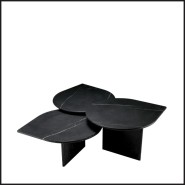 Table basse 24 - Naples set de 3 | Coffee Table 24 - Naples set of 3 - Living room design table Pacific Compagnie.