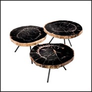 Table Basse 24 - De Soto set de 3, décorative - Pacific Compagnie.
