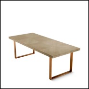 Table de Repas 24 - Remington 230 cm - Pieds métal - Pacific Compagnie.