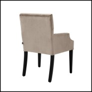 Chaise 24 - Atena avec accoudoir | Dining Chair 24 - Atena with arm - Atena Design with Arms - Pacific Compagnie.