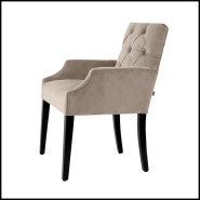 Chaise 24 - Atena avec accoudoir | Dining Chair 24 - Atena with arm - Atena Chair with Armrests - Pacific Compagnie.