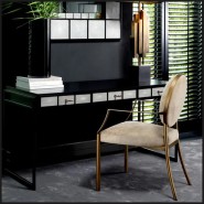 Chaise 24 - Scribe avec accoudoir - Vue détaillée - Pacific Compagnie.