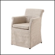 Dining chair 24 - Tampa - Fluid line - Pacific Compagnie.