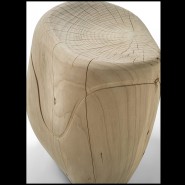Tabouret 154 - Kura - Bois naturel - Pacific Compagnie.
