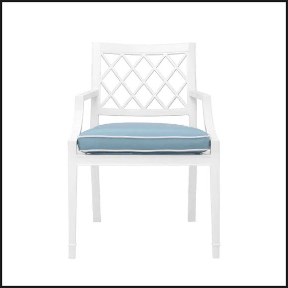 Outdoor Chaise 24 - Paladium avec accoudoir - Paladium Armchair Dining - Pacific Compagnie.
