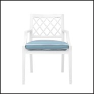 Outdoor Chaise 24 - Paladium avec accoudoir - Paladium Armchair Dining - Pacific Compagnie.