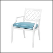 Outdoor Chaise 24 - Paladium avec accoudoir - Pour extérieur - Pacific Compagnie.