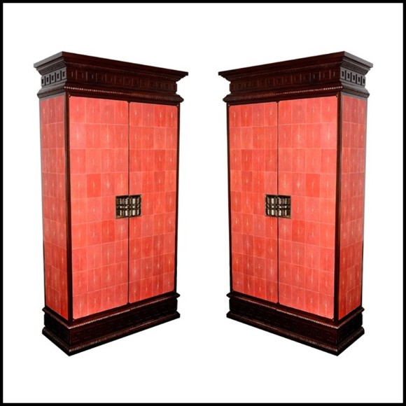 Armoire PC- Royal Galuchat Rouge