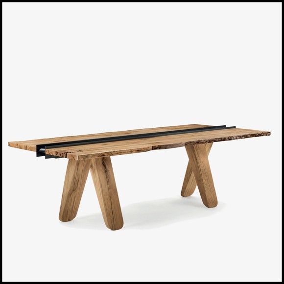 Canal Briccola Dining Table - 154 - Rustic Elegance - Pacific Compagnie.