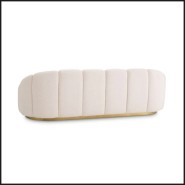 Canapé 24 - Inger | Sofa Inger - Brass base Inger sofa - Pacific Compagnie.