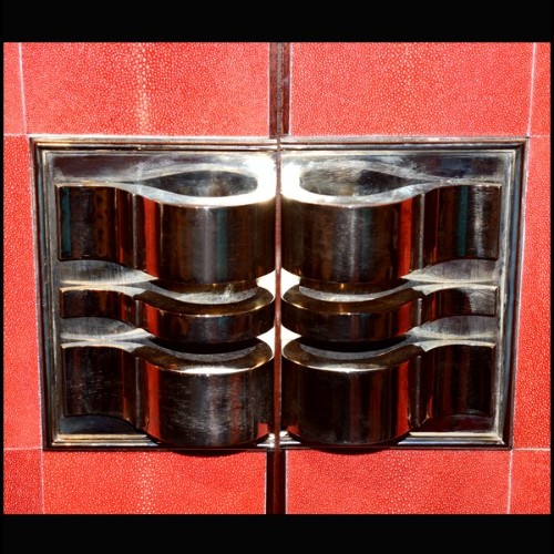 Cabinet PC - Royal Galuchat Rouge