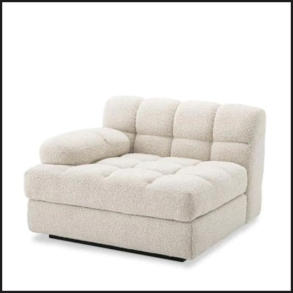 Modular sofa 24 - Dean gauche - Elegant dining room - Pacific Compagnie.
