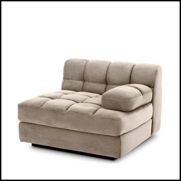 Canapé modulable 24 - Dean droit | Modular Sofa 24 -Dean right - Dean Sofa corner view - Pacific Compagnie.