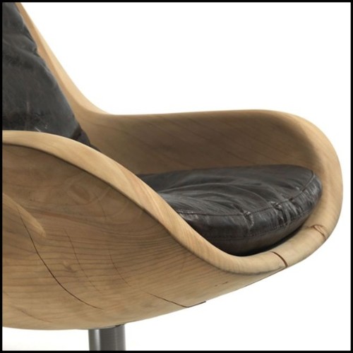 Fauteuil 154 - Lory Cedar - Détail - Pacific Compagnie.