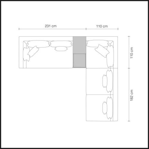 Canapé 24 - Endless - Design minimaliste - Pacific Compagnie.