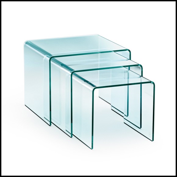 Tables basses 146 - Rialto Tris set de 3 - Pratiques - Pacific Compagnie.