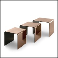 Tables basses 146 - Rialto Tris set de 3 - Moderne - Pacific Compagnie.