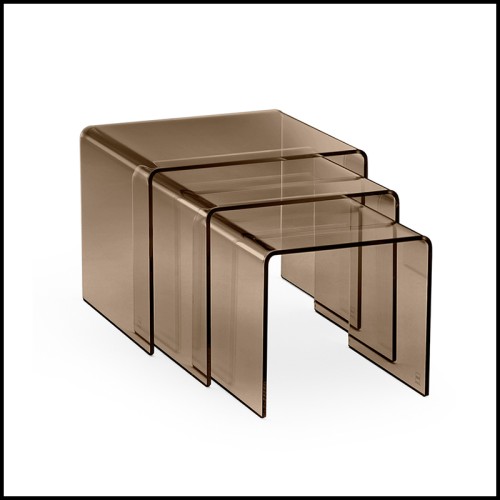 Tables basses 146 - Rialto Tris set de 3 | Side Tables 146- Rialto Tris set of 3 - Modern - Pacific Compagnie.