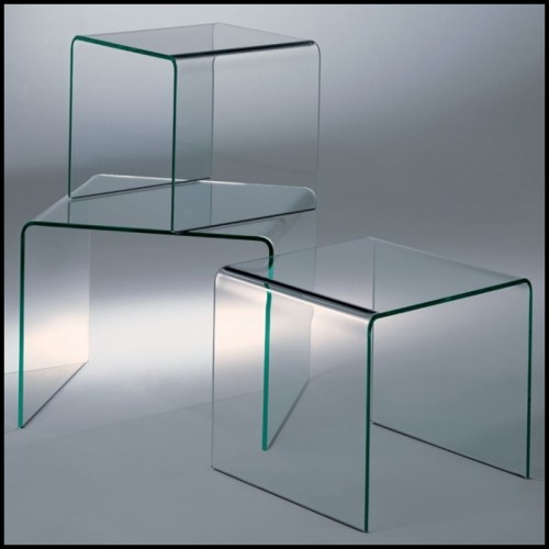 Tables basses 146 - Rialto Tris set de 3 - Gigogne - Pacific Compagnie.