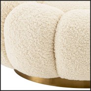 Fauteuil pivotant 24 - Mello | Swivel Chair Mello, Brushed Brass - Pacific Compagnie.