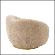 Fauteuil pivotant 24 - Diego | Swivel Chair 24- Diego - Side View - Pacific Compagnie.