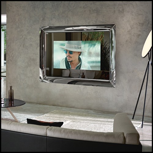 Miroir 146 - Caadre TV | Wall Caadre TV Mirror - Pacific Compagnie.
