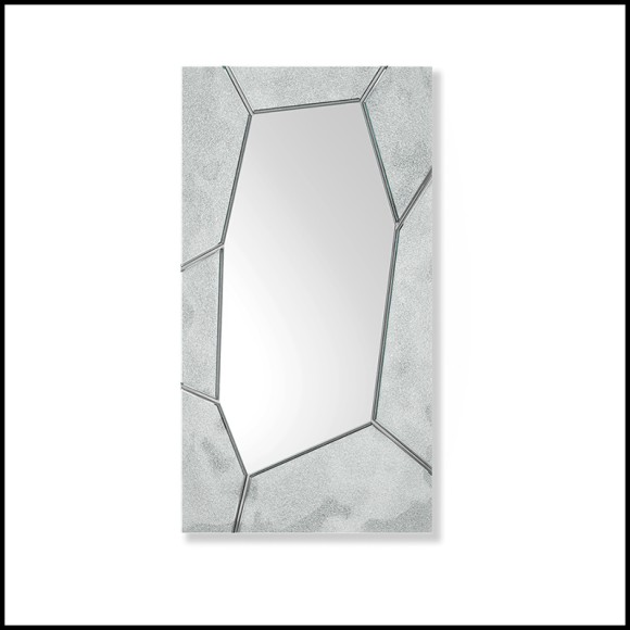 Miroir 146 - Silica | Miroir 146 - Silica, carré - Pacific Compagnie.